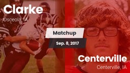 Matchup: Clarke vs. Centerville  2017
