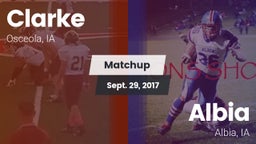 Matchup: Clarke vs. Albia  2017