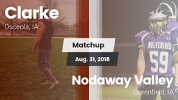 Matchup: Clarke vs. Nodaway Valley  2018