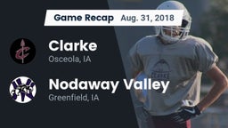 Recap: Clarke  vs. Nodaway Valley  2018
