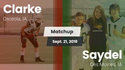 Matchup: Clarke vs. Saydel  2018