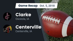 Recap: Clarke  vs. Centerville  2018