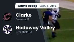 Recap: Clarke  vs. Nodaway Valley  2019