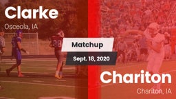 Matchup: Clarke vs. Chariton  2020