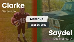 Matchup: Clarke vs. Saydel  2020