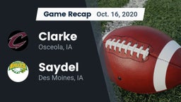 Recap: Clarke  vs. Saydel  2020