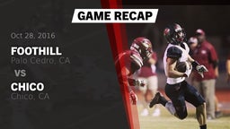 Recap: Foothill  vs. Chico  2016