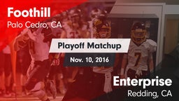 Matchup: Foothill vs. Enterprise  2016