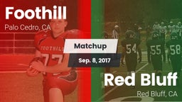 Matchup: Foothill vs. Red Bluff  2017