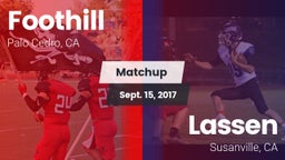 Matchup: Foothill vs. Lassen  2017