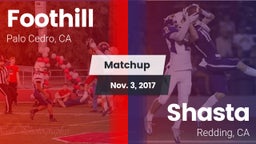Matchup: Foothill vs. Shasta  2017
