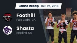 Recap: Foothill  vs. Shasta  2018