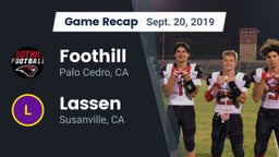 Recap: Foothill  vs. Lassen  2019