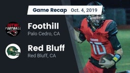 Recap: Foothill  vs. Red Bluff  2019