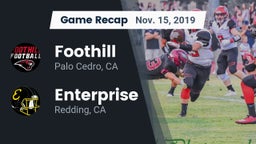 Recap: Foothill  vs. Enterprise  2019