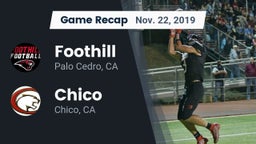 Recap: Foothill  vs. Chico  2019
