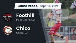 Recap: Foothill  vs. Chico  2021