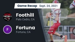 Recap: Foothill  vs. Fortuna  2021