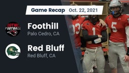 Recap: Foothill  vs. Red Bluff  2021