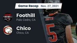 Recap: Foothill  vs. Chico  2021