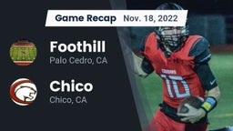 Recap: Foothill  vs. Chico  2022