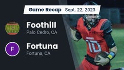Recap: Foothill  vs. Fortuna  2023