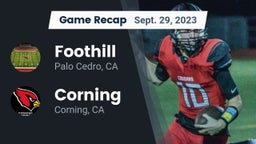 Recap: Foothill  vs. Corning  2023