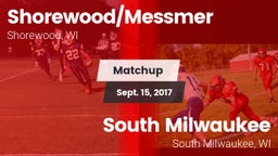 Matchup: Shorewood/Messmer vs. South Milwaukee  2017