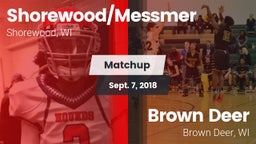 Matchup: Shorewood/Messmer vs. Brown Deer  2018