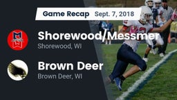 Recap: Shorewood/Messmer  vs. Brown Deer  2018