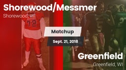 Matchup: Shorewood/Messmer vs. Greenfield  2018
