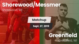 Matchup: Shorewood/Messmer vs. Greenfield  2019