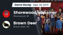 Recap: Shorewood/Messmer  vs. Brown Deer  2019