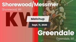 Matchup: Shorewood/Messmer vs. Greendale  2020