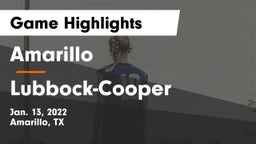 Amarillo  vs Lubbock-Cooper  Game Highlights - Jan. 13, 2022