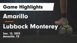 Amarillo  vs Lubbock Monterey  Game Highlights - Jan. 13, 2023