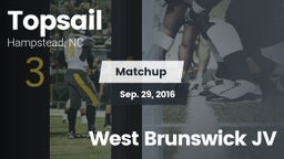 Matchup: Topsail vs. West Brunswick JV 2016