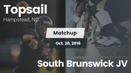 Matchup: Topsail vs. South Brunswick JV 2016