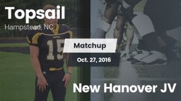 Matchup: Topsail vs. New Hanover JV 2016