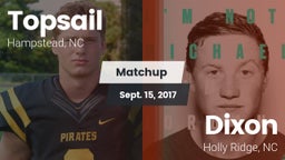 Matchup: Topsail vs. Dixon  2017