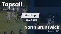 Matchup: Topsail vs. North Brunswick  2017