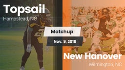 Matchup: Topsail vs. New Hanover  2018