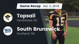Recap: Topsail  vs. South Brunswick  2018