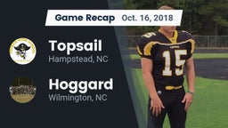 Recap: Topsail  vs. Hoggard  2018