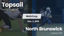 Matchup: Topsail vs. North Brunswick  2018