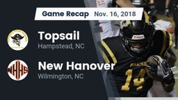 Recap: Topsail  vs. New Hanover  2018