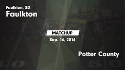 Matchup: Faulkton vs. Potter County 2016