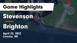 Stevenson  vs Brighton  Game Highlights - April 22, 2022