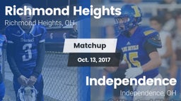 Matchup: Richmond Heights vs. Independence  2017