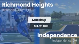 Matchup: Richmond Heights vs. Independence  2018